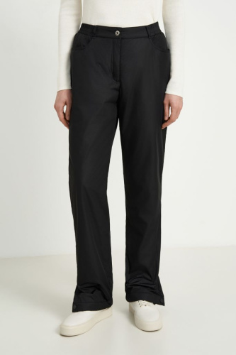 Утепленные брюки прямого кроя