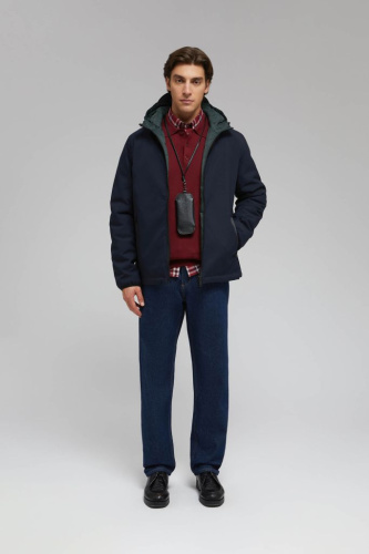 Двухсторонняя куртка с капюшоном