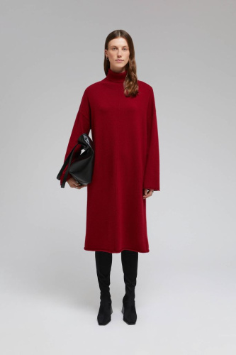 Вязаное платье с шерстью и кашемиром