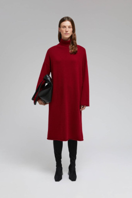 Вязаное платье с шерстью и кашемиром