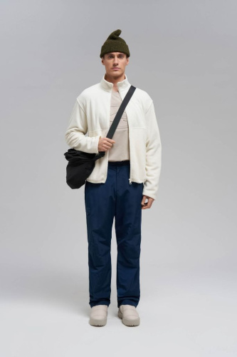 Утепленные брюки с эластичным поясом