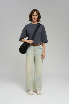 Футболка унисекс из хлопка оверсайз силуэта