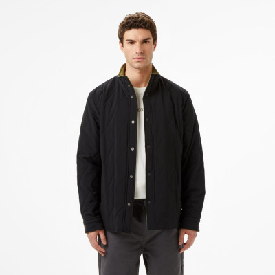 Мужская двусторонняя куртка Lacoste с высоким воротником