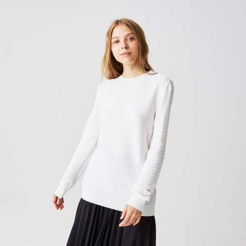 Женский свитер Lacoste в полоску