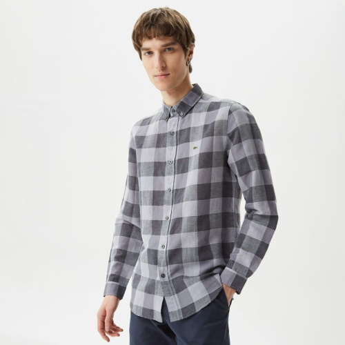 Мужская рубашка Lacoste приталенного кроя