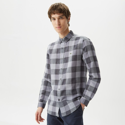 Мужская рубашка Lacoste приталенного кроя