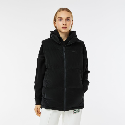 Женский утеплённый жилет Lacoste с капюшоном
