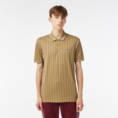 Мужское поло Lacoste приталенного кроя