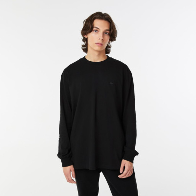 Мужская футболка Lacoste стандартного кроя с длинным рукавом