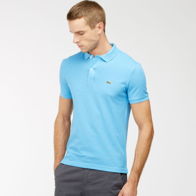 Мужское поло Lacoste L.12.12 приталенного кроя