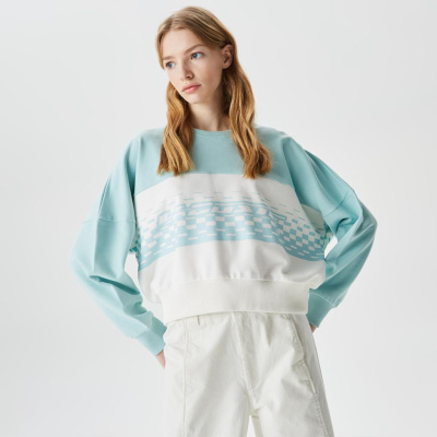 Женская толстовка Lacoste укороченного кроя
