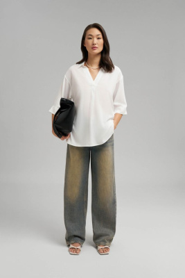 Легкая блузка свободного кроя