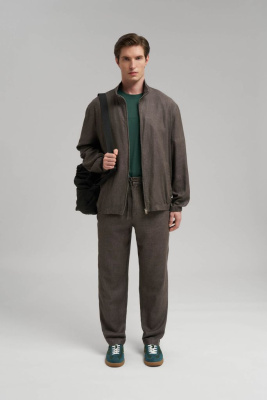 Легкий бомбер со льном