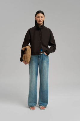 Легкая куртка изо льна и вискозы