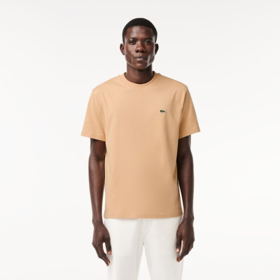 Мужская хлопковая футболка Lacoste с коротким рукавом