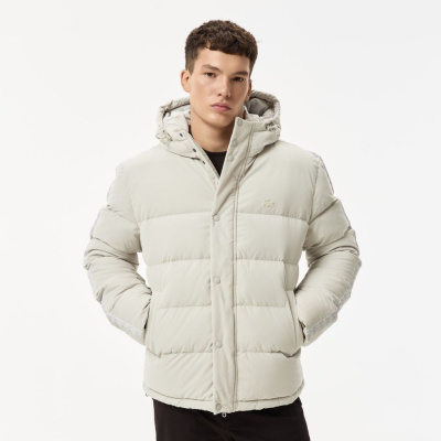 Мужская стёганая куртка Lacoste с капюшоном