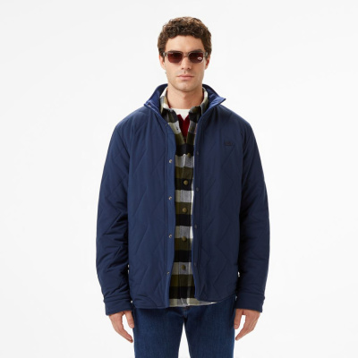 Мужская двусторонняя куртка Lacoste с высоким воротником