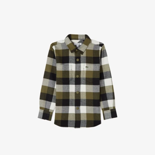 Детская фланелевая рубашка Lacoste