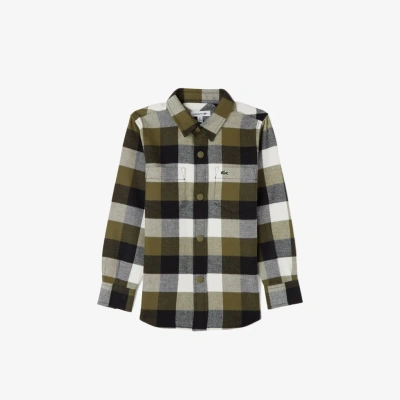 Детская фланелевая рубашка Lacoste