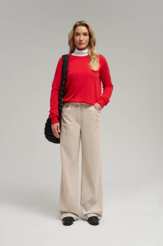 Брюки прямого кроя из вельвета