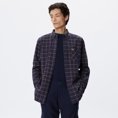 Мужская хлопковая рубашка Lacoste стандартного кроя