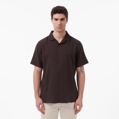 Мужская хлопковая рубашка Lacoste свободного кроя