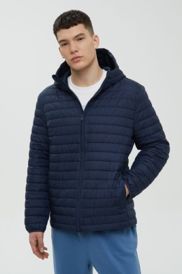 Стеганая куртка с капюшоном