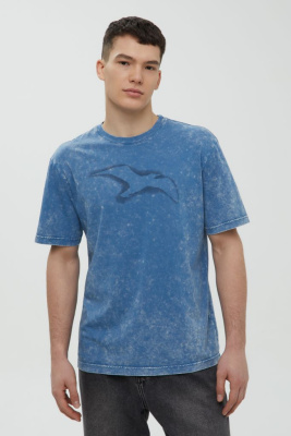 Футболка из хлопка с принтом