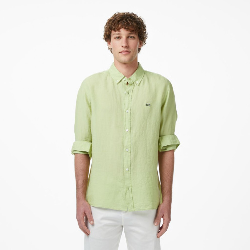 Мужская льняная рубашка Lacoste