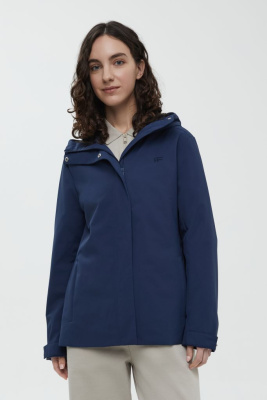 Ветровка с капюшоном и застежками по бокам