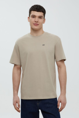 Футболка из хлопка с принтом