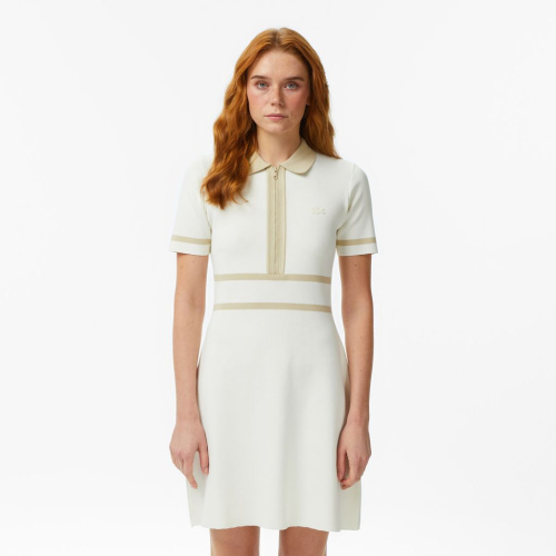 Женское платье Lacoste с короткими рукавами и молнией