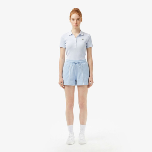 Женские хлопковые шорты Lacoste