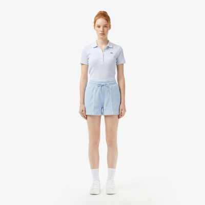 Женские хлопковые шорты Lacoste