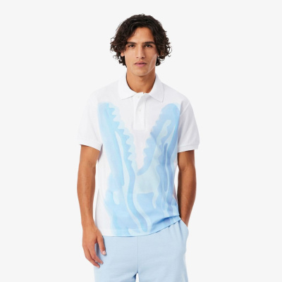 Мужское хлопковое поло Lacoste