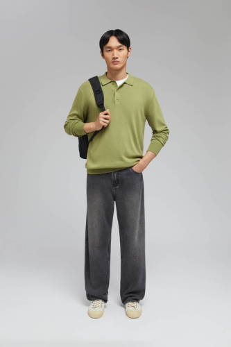 Джемпер-поло с шерстью