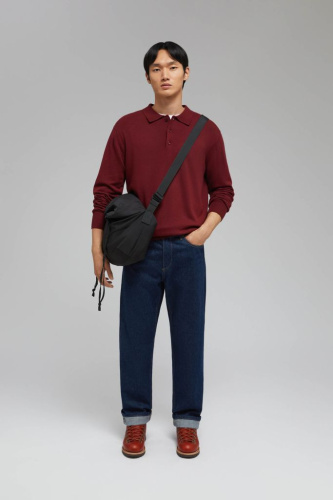 Джемпер-поло с шерстью