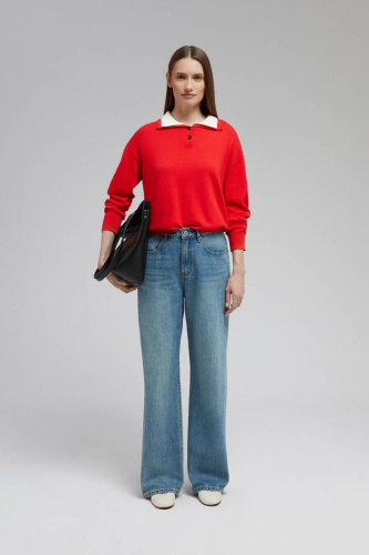 Джемпер-поло из хлопка