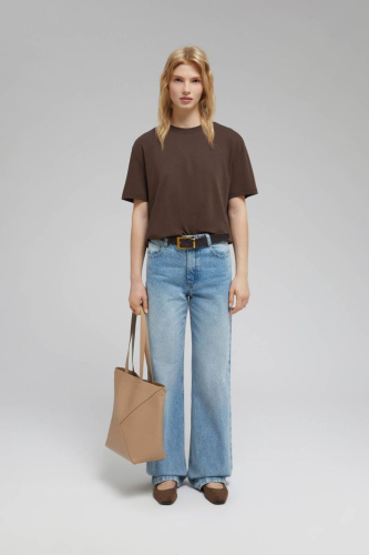 Футболка свободного кроя из хлопка