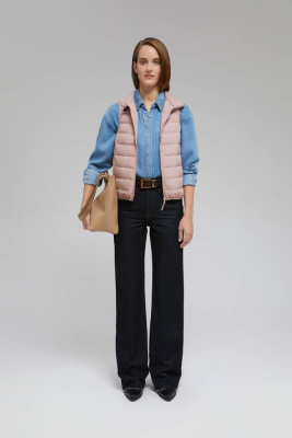 Пуховый жилет с натуральным пухом