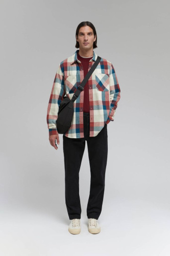 Брюки прямого кроя из хлопка