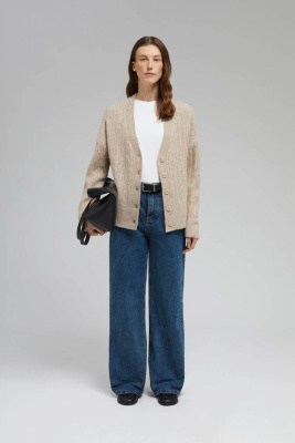 Кардиган с шерстью