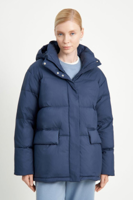 Пуховик со съемным капюшоном