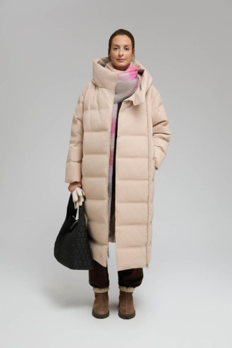 Пальто утепленное с утиным пухом