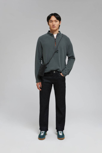 Утепленные джинсы straight fit мужские