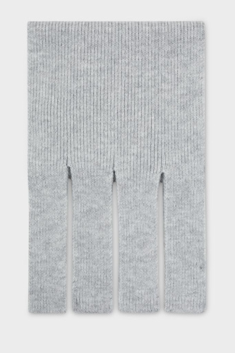 Шарф с шерстью