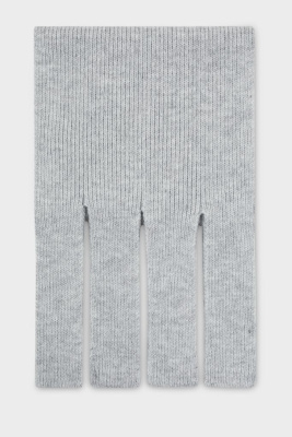 Шарф с шерстью