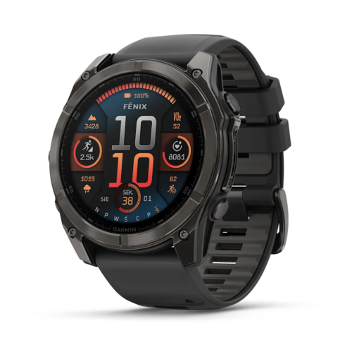Смарт-часы Garmin Fenix 8 51mm Amoled Sapphire Titanium (Carbon Gray) (010-02905-21)