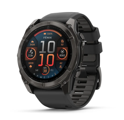 Смарт-часы Garmin Fenix 8 51mm Amoled Sapphire Titanium (Carbon Gray) (010-02905-21)