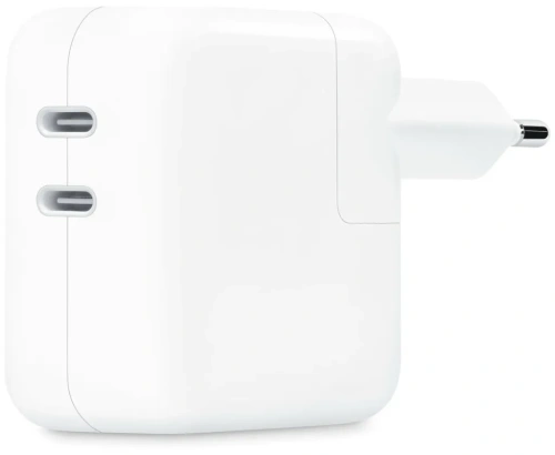 Сетевое зарядное устройство Apple 35W Dual USB-C Port (White) (MNWP3)